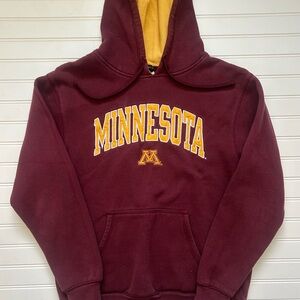 Minnesota Golden Gophers Hoodie Sweatshirt Champion Medium Maroon